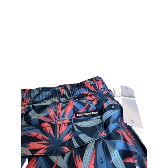 NEW Southern Tide Tropical Blooms UV Protection Swim Shorts Trunk Boy's XL (16) - Picture 9 of 12